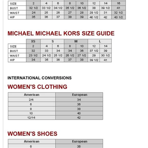 michael kors mens shirt size chart|Michael Kors bag size chart.